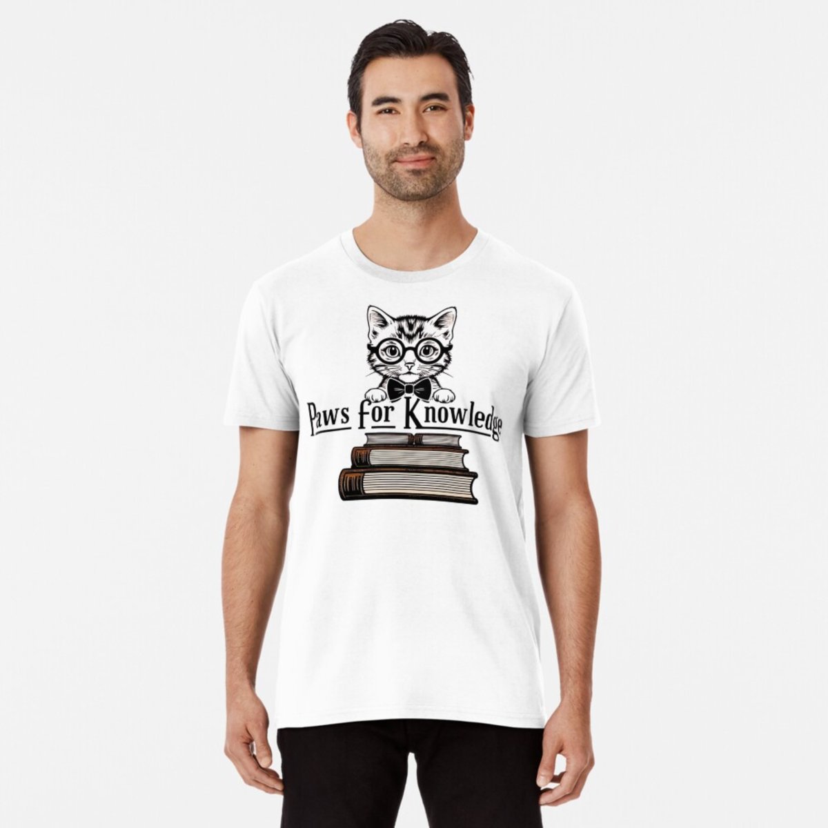 MBeechDesign's tweet photo. Paws for Knowledge: The Smart Kitty Premium T-Shirt's on Redbubble.  

https://t.co/BvGiGz06yw

#PawsForKnowledge #SmartCat #BookLover #CatWithGlasses #NerdyCat #ReadingCat #KnowledgeSeeker #RedbubbleTee #CatDesign #GraphicShirt #FelineArt #BookWorm #CuteCat #LiteraryCat #catsonx #catmom #bowtie #Catsofx