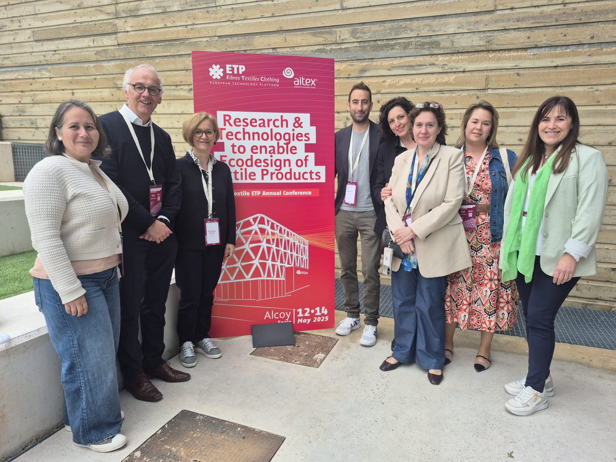 El #textil aborda su futuro más sostenible en la 19ª Conferencia Anual de la Plataforma Tecnológica Europea para el Futuro del Textil y la Confección - Textile ETP -  celebrada en <a href="/aitex_es/">AITEX</a> y que ha reunido a más de 250 representantes del sector de toda Europa.