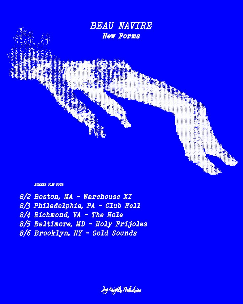 August run down the east coast with Beau Navire. So stoked to play in a bunch of new places!!