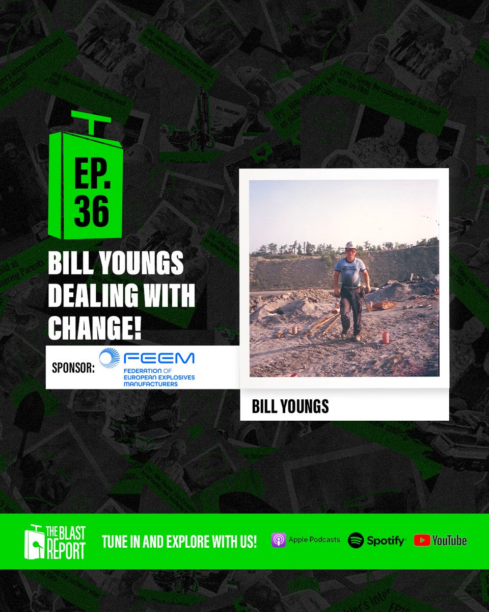 TheBlastReport's tweet photo. 🎙️ EP36 - Bill Youngs Part 3: Dealing with Change!
We're back with our interview where  Bill shares his perspective on navigating industry shifts, how companies and professionals adapt when moving from one product or technology to another.

🎧 https://t.co/S4aDADZRF7 https://t.co/AQH1a3mgyW