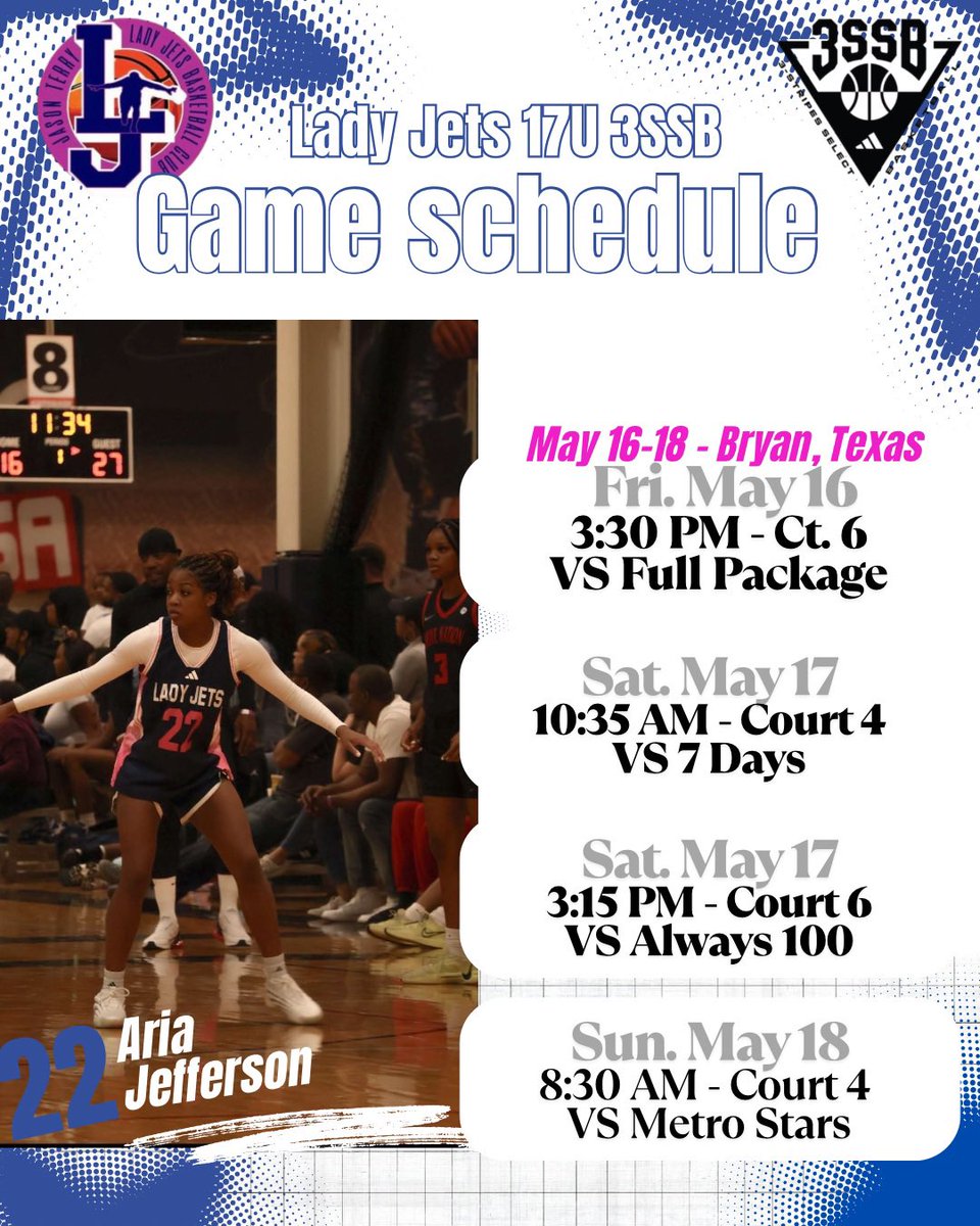 Excited to compete this weekend in Session II ! <a href="/LadyJetsElite/">Lady Jets Elite</a>