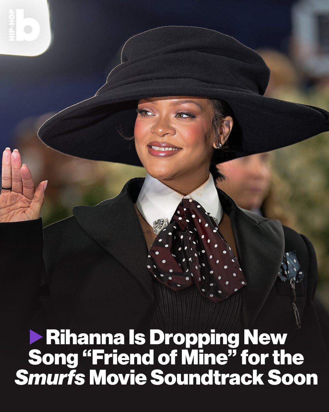 Rihanna exudes elegance