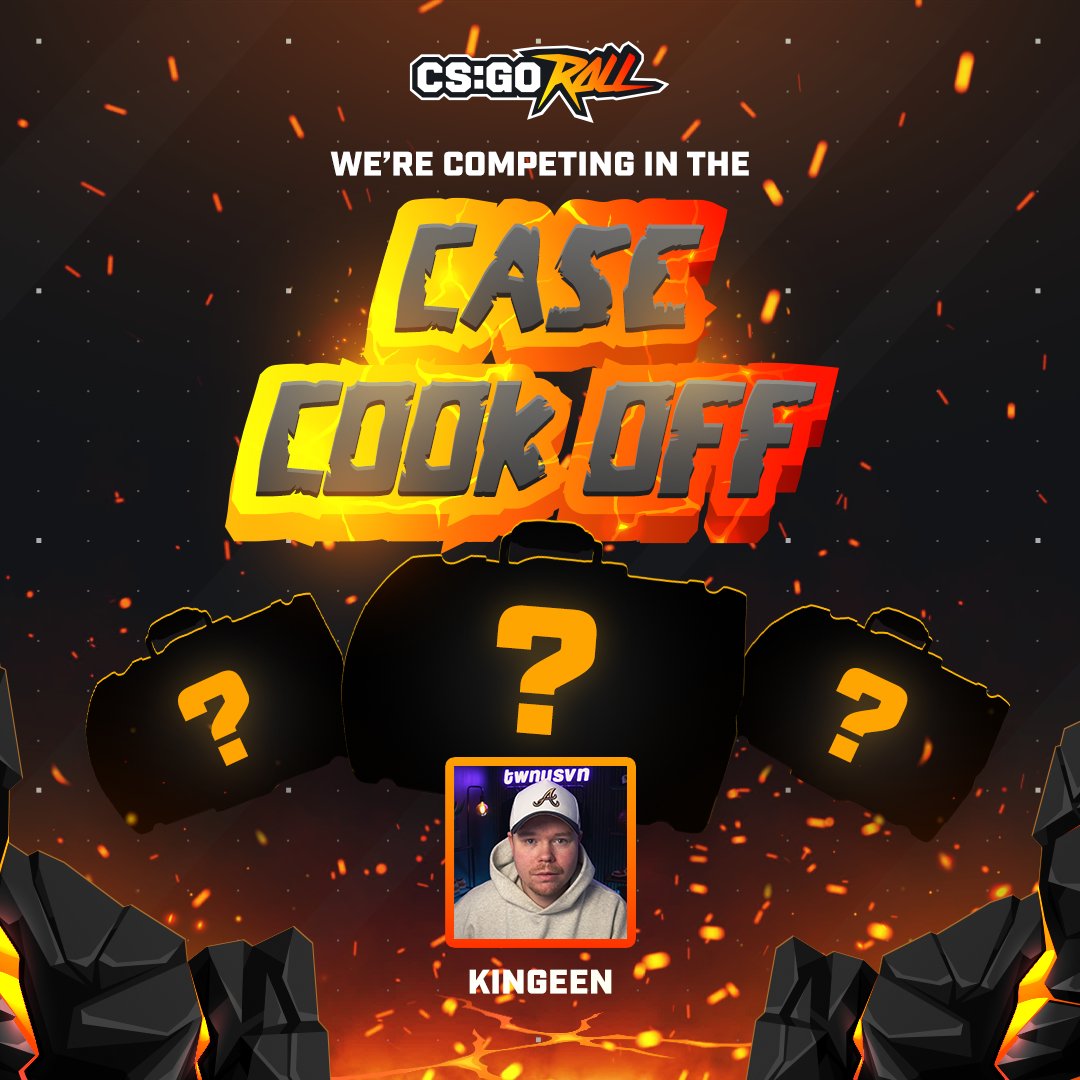 💸KINGEEN x <a href="/CSGORoll/">CSGORoll</a> - CASE COOK OFF COMPETITION💸

✅You can win MONEY by CREATING CASES! 

✅Submit your cases in my Discord: discord.com/invite/kingeen AND MAKE SURE TO PUT IN GOOD WORK IN YOUR CASES IF YOU WANT TO WIN!

✅3 of YOUR CASES will go into the FINALS and might win