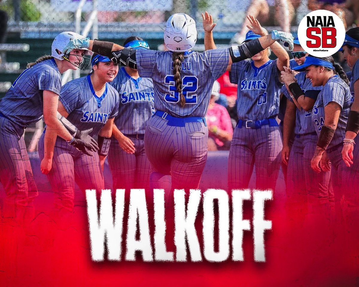 NAIA SB (@naiasb_) on Twitter photo 🚨FINAL🚨
<a href="/OLLUSaints/">OLLUSaintsAthletics</a> defeat Middle State GA with a walk off grand slam in the bottom of the 7th 🔥
A. Litterio: 5.0 IP 6K
A. Hernandez: 2.0 IP 1BB
L. Rocha: 3-5 4 RBI & a GRAND SLAM 🚨FINAL🚨
<a href="/OLLUSaints/">OLLUSaintsAthletics</a> defeat Middle State GA with a walk off grand slam in the bottom of the 7th 🔥
A. Litterio: 5.0 IP 6K
A. Hernandez: 2.0 IP 1BB
L. Rocha: 3-5 4 RBI & a GRAND SLAM