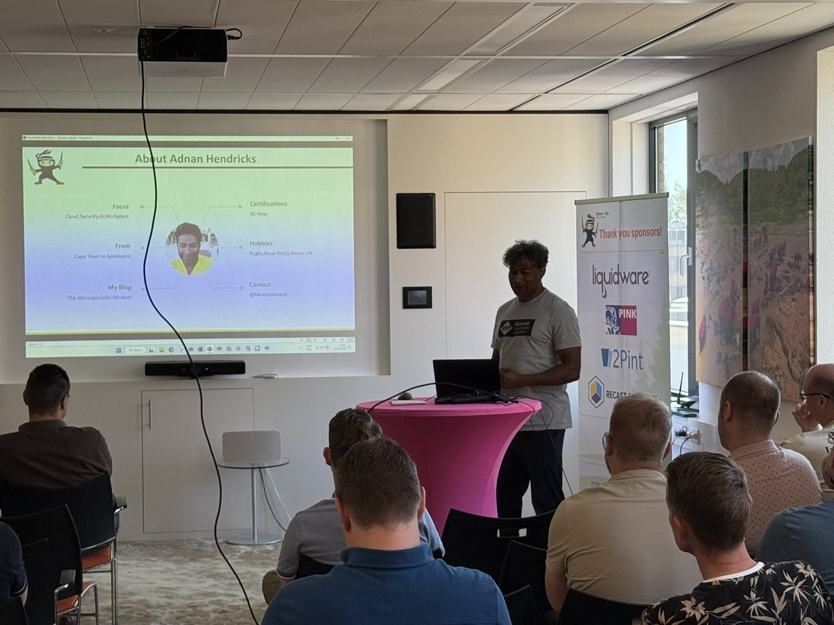 <a href="/Microspecialist/">Adnan #InTheCloud</a> talking about Azure and Automation and Monitoring 
#wpninjas #meetup