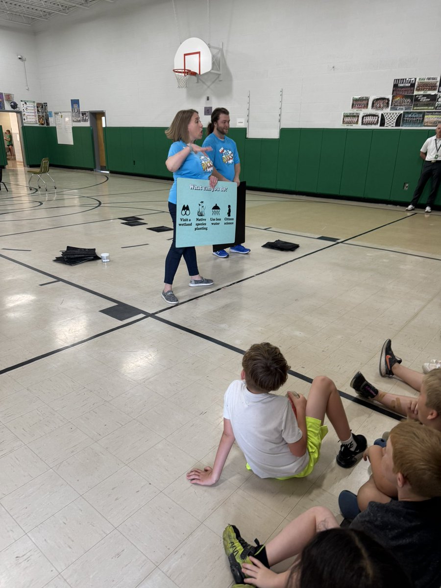 MrsO2ndGrade's tweet photo. We had the privilege of hosting Water Rocks from Iowa State, who presented an engaging lesson on wetlands this morning. We learned about the key characteristics of wetlands, participated in an interactive game, and saw the integration of vocabulary from previous science units. 🦆 https://t.co/sTgzKpLBNO