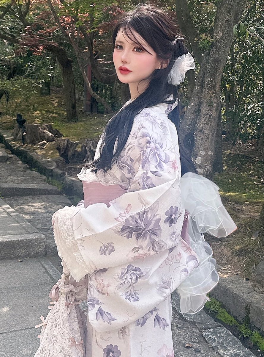 GRL セパレート浴衣 3点セット2Wayレースフリルセパレート浴衣[tu1514