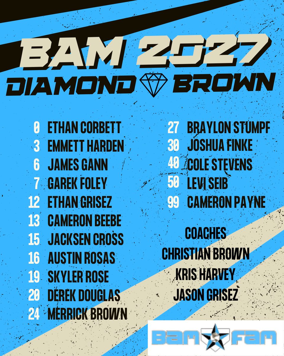 BAM 2027 Diamond Brown tweet media