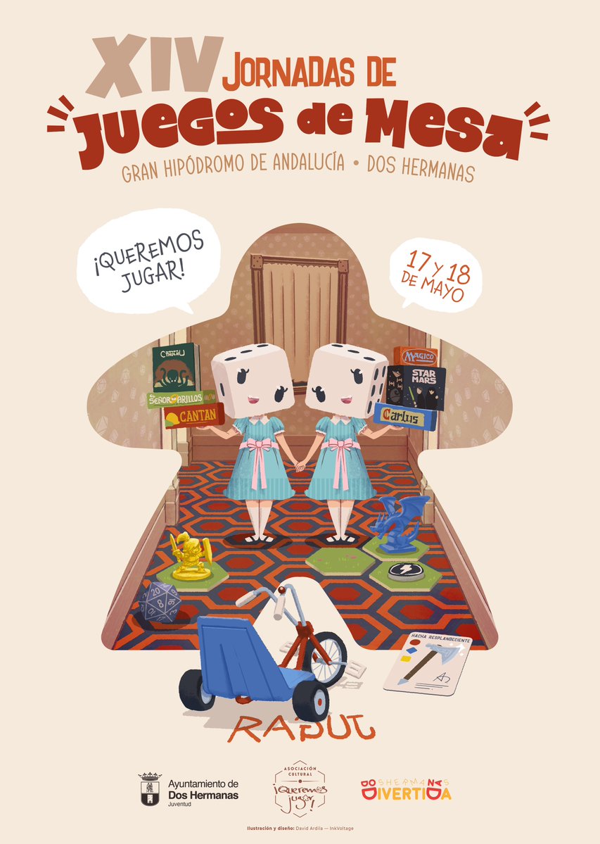 Este fin de semana, juega a nuestros títulos más familiares
🎲 Res Publica, Toma Roma, Nocaut, Turbotown y Ardillas Voladoras te esperan
Son las XIV Jornadas de Queremos Jugar en Dos Hermanas (Sevilla)
dracoideas.com/editorial/jorn…

<a href="/queremosjugar/">Queremos Jugar</a>