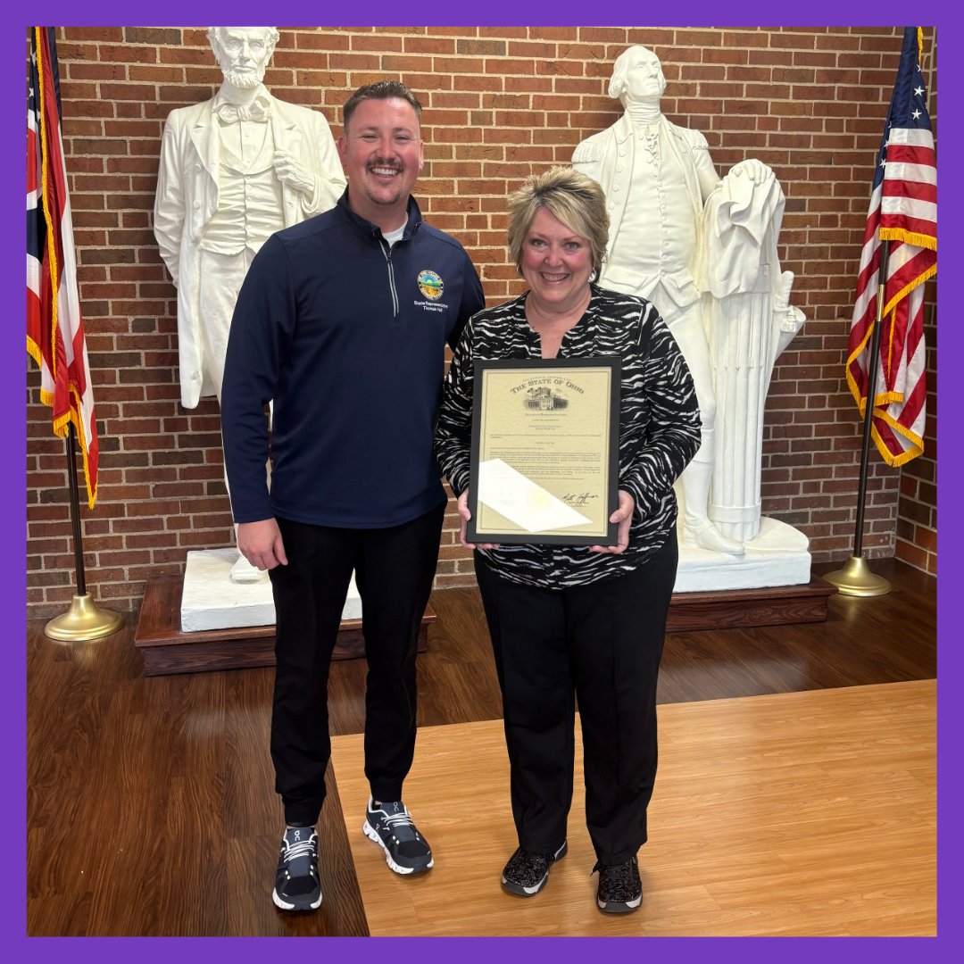 Middletown City Schools (@middletownoh) on Twitter photo 💜 .<a href="/MHSMiddieTweets/">Middletown HS</a> Principal Carmela Cotter was recently honored with a Special Recognition Award from State <a href="/RepThomasHall/">Thomas Hall</a> for her dedication to education.
Thank you, Principal Cotter, for your incredible impact on our students, staff, & the Middletown community.
#MiddieRising 💜 .<a href="/MHSMiddieTweets/">Middletown HS</a> Principal Carmela Cotter was recently honored with a Special Recognition Award from State <a href="/RepThomasHall/">Thomas Hall</a> for her dedication to education.
Thank you, Principal Cotter, for your incredible impact on our students, staff, & the Middletown community.
#MiddieRising