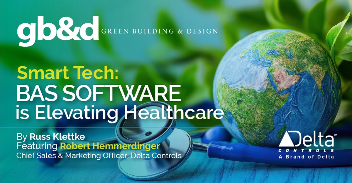 Delta Controls’ Robert Hemmerdinger is featured in Green Building &amp; Design magazine, discussing how smart BAS software like our O3 sensors is transforming energy efficiency and sustainability in healthcare.
Learn how tech is creating safer, more comfortable environments for