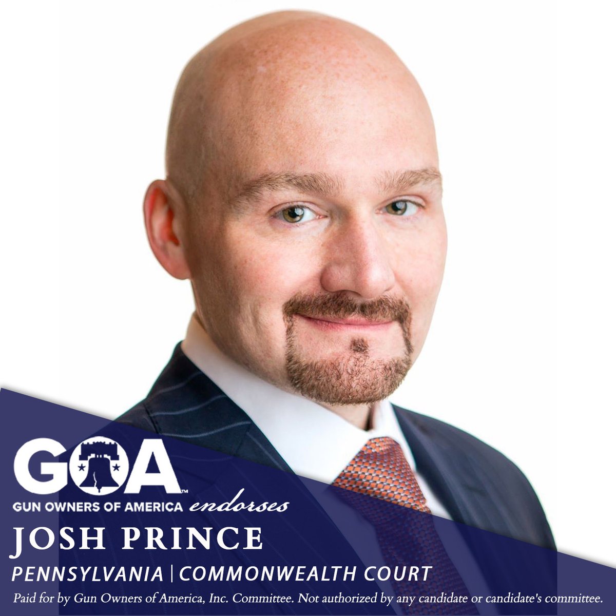 GOA-Pennsylvania (@goapennsylvania) on Twitter photo 🔥 GOA Endorses Josh Prince <a href="/PrinceForPA/">Prince For Justice</a> for Commonwealth Court 🔥
Our first endorsement for the 2025 elections is a real winner for Pennsylvania gun owners.
Legendary gun rights attorney, Joshua Prince, will be running for the vacant seat on the Commonwealth Court left by 🔥 GOA Endorses Josh Prince <a href="/PrinceForPA/">Prince For Justice</a> for Commonwealth Court 🔥
Our first endorsement for the 2025 elections is a real winner for Pennsylvania gun owners.
Legendary gun rights attorney, Joshua Prince, will be running for the vacant seat on the Commonwealth Court left by
