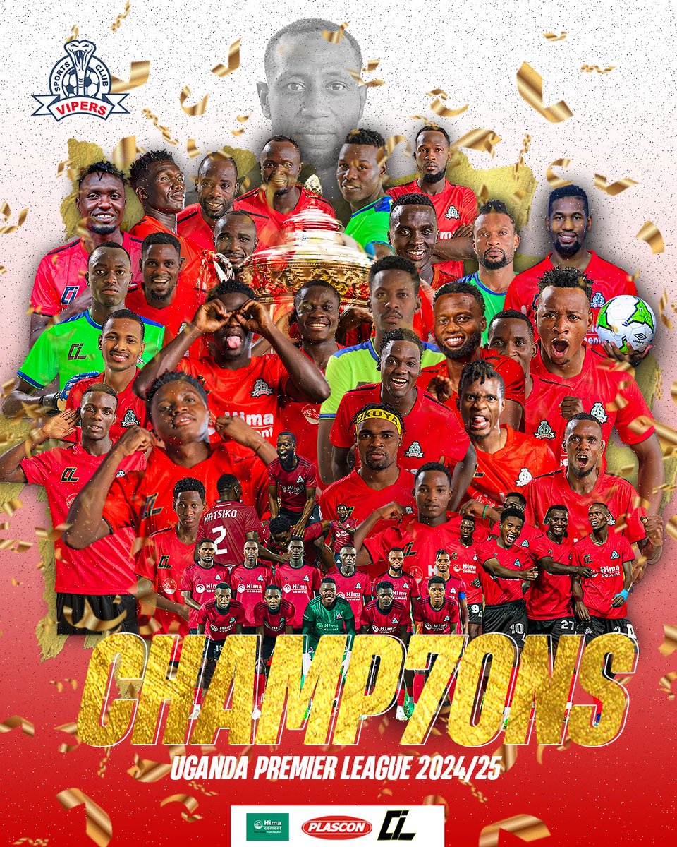 Congratulations to <a href="/VipersSC/">𝐕𝐢𝐩𝐞𝐫𝐬 𝐒𝐩𝐨𝐫𝐭𝐬 𝐂𝐥𝐮𝐛</a> 💪we go again on Saturday.
