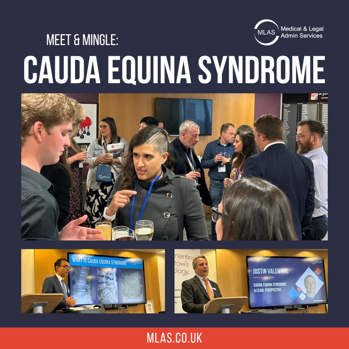 Med Legal Admin Services (@medlegaladmin) on Twitter photo What an event! Thank you to everyone that joined us at St John's Chambers for our Cauda Equina Syndrome Meet & Mingle.
Stay tuned for news about our upcoming events, or get in touch with us at events@mlas.co.uk to register for our exclusive networking sessions. What an event! Thank you to everyone that joined us at St John's Chambers for our Cauda Equina Syndrome Meet & Mingle.
Stay tuned for news about our upcoming events, or get in touch with us at events@mlas.co.uk to register for our exclusive networking sessions.