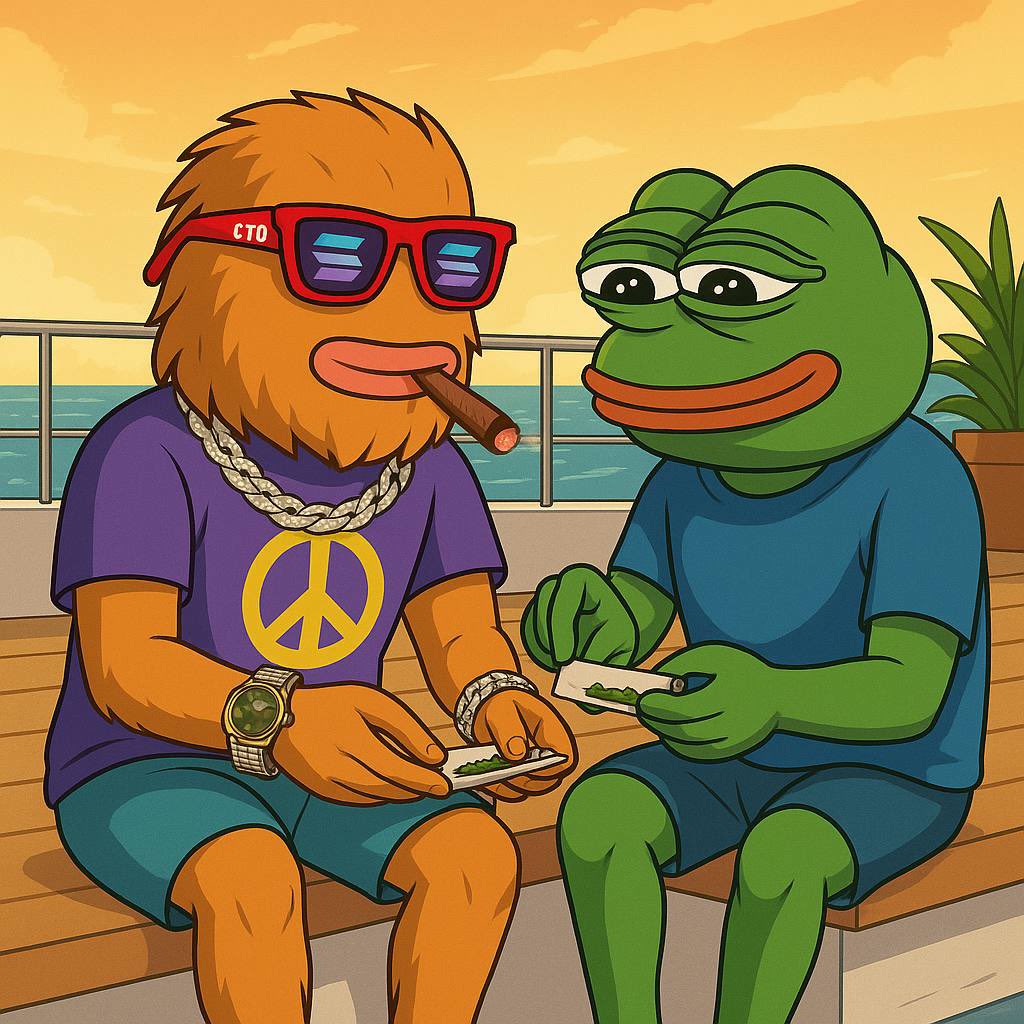$WOLF:
“Bro… we already smashed through $200 MILLION market cap…
“How much higher can this really go?”

$PEPE (grinning):
“SO MUCH HIGHER.”