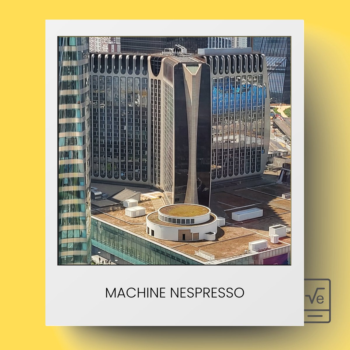 La tour Hyfive qui a tout d’une Nespresso géante après un second regard