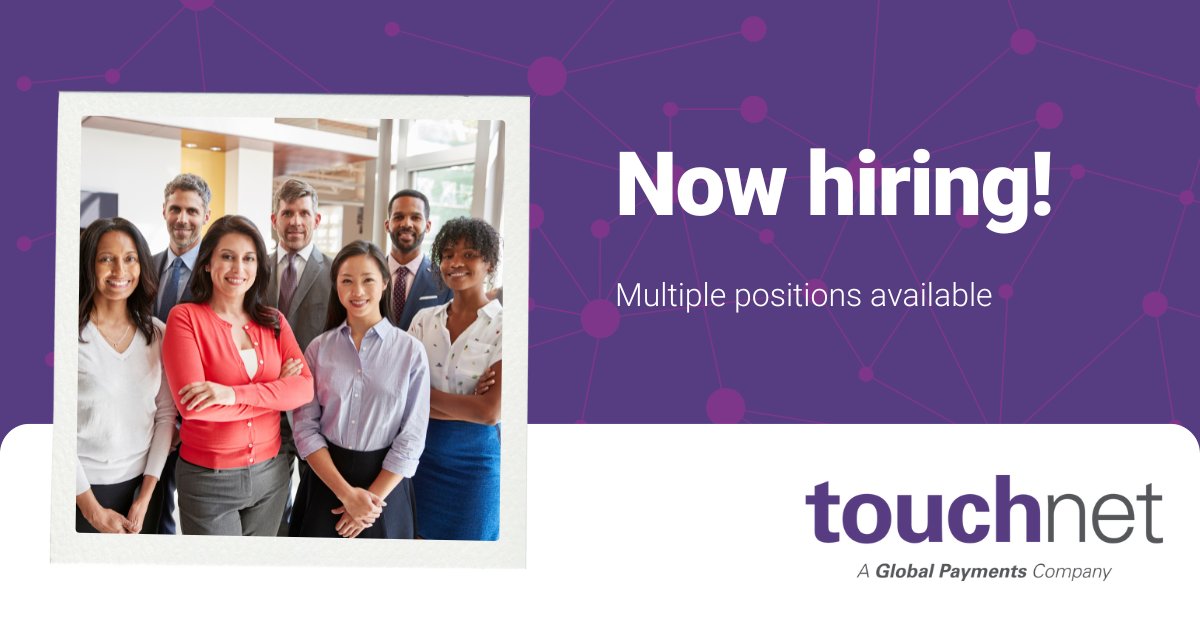 Passionate about higher education? Join the TouchNet team and help us support the mission of higher education by simplifying how it works.

Browse all roles: bit.ly/3Z8c4DZ

#TeamTouchNet