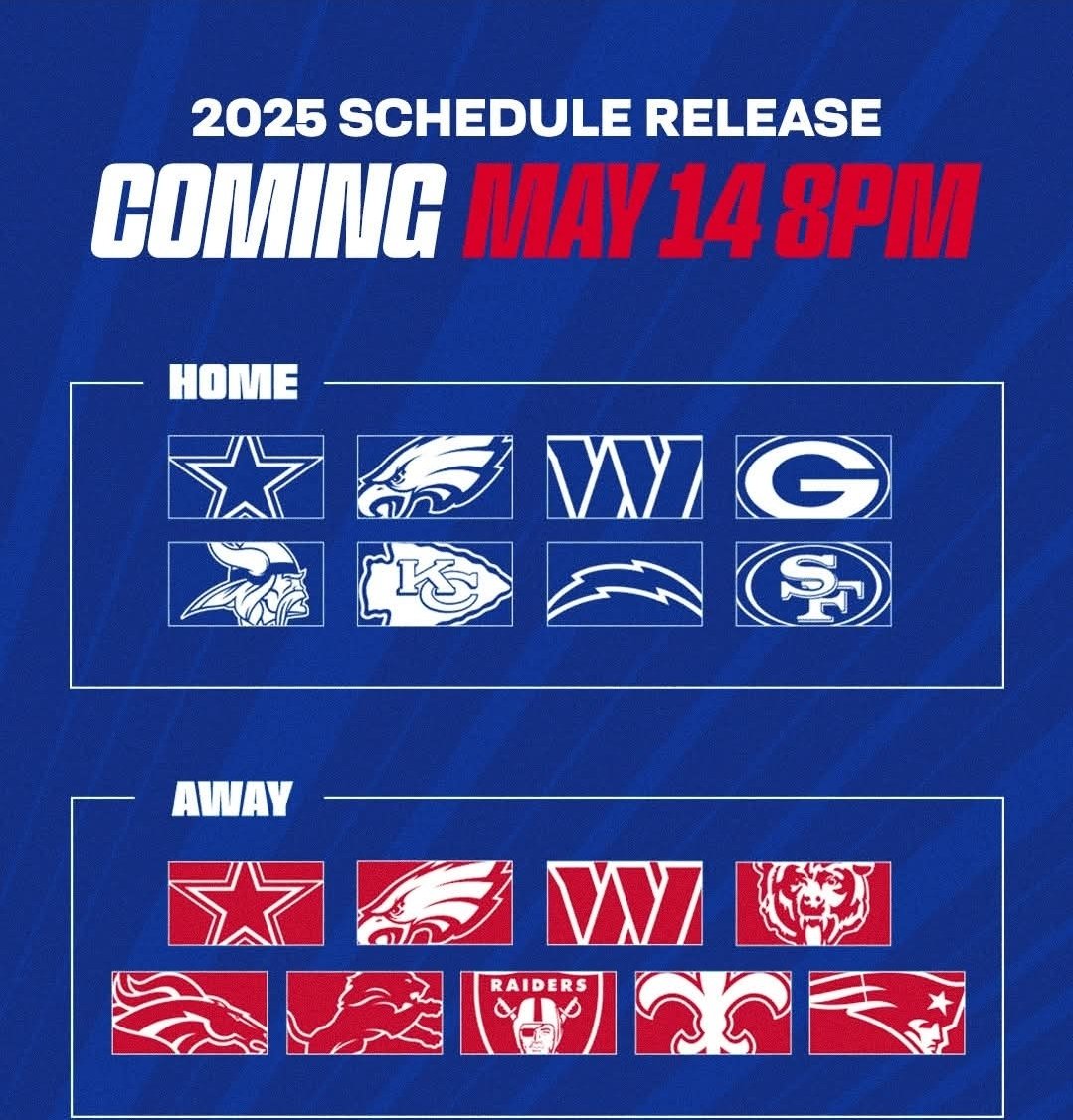 Giants CarbCrush ( Chris Rosa ) (@giantscarbcrush) on Twitter photo 🚨 Join <a href="/NYGiantsRush/">NYGiantsRush</a> for the Official 2025 Giants Schedule Release going live on YT & X Today at 12 noon est with <a href="/SpartanMike96/">Spartan Mike (NYG)</a> ! 🚨 Join <a href="/NYGiantsRush/">NYGiantsRush</a> for the Official 2025 Giants Schedule Release going live on YT & X Today at 12 noon est with <a href="/SpartanMike96/">Spartan Mike (NYG)</a> !