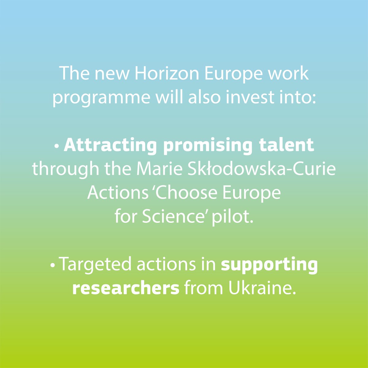 Marc Tachelet (@tachelet) on Twitter photo New funding for science: today, the <a href="/EU_Commission/">European Commission</a> adopted the #HorizonEU Work Programme 2025 - with a total investment of €7.3 billion to support:
☑️research careers
☑️competitiveness
☑️ biodiversity & climate action
.... and many other fields
Read more europa.eu/!WKg4Vq New funding for science: today, the <a href="/EU_Commission/">European Commission</a> adopted the #HorizonEU Work Programme 2025 - with a total investment of €7.3 billion to support:
☑️research careers
☑️competitiveness
☑️ biodiversity & climate action
.... and many other fields
Read more europa.eu/!WKg4Vq