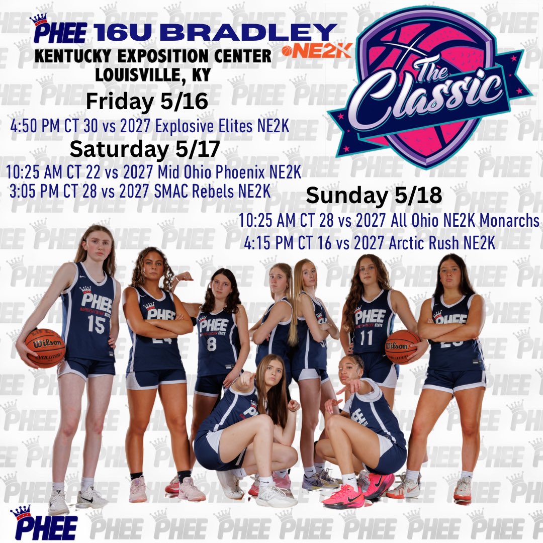 Ready for this weekend in Louisville! Come watch us! Let’s go🔥<a href="/PheeElite/">Napheesa Collier Elite</a>