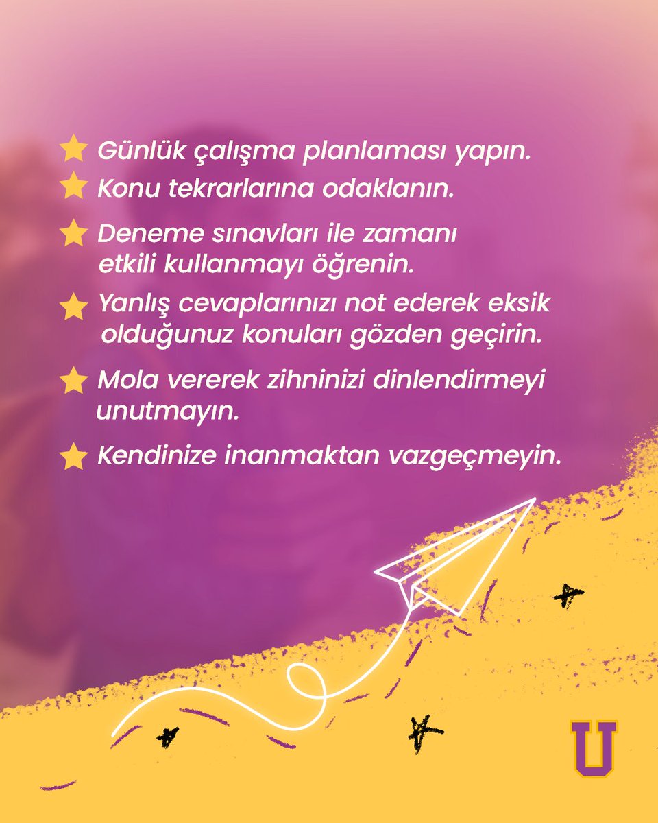 LGS’ye geri sayım başladı!

Sınava son 1 ay kala, ders çalışırken motivasyonunu artırarak, başarıya ulaşmana yardımcı olacak tüyoları öğrenmek için görselleri kaydırmayı unutma! 👉🏻💜

#UğurluOlmak#UğurOkulları