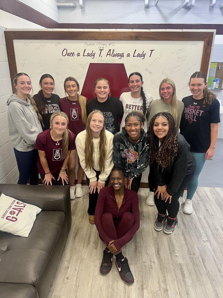 Lady Ts Basketball (@alcoagirlsbball) on Twitter photo Once a Lady T, Always a Lady T! ❤️🌪️
Celebrating the careers of <a href="/karapitts2025/">Kara Pitts</a> & Bella as they leave their signature on the Lady T Wall of Fame. #seniors25 Once a Lady T, Always a Lady T! ❤️🌪️
Celebrating the careers of <a href="/karapitts2025/">Kara Pitts</a> & Bella as they leave their signature on the Lady T Wall of Fame. #seniors25