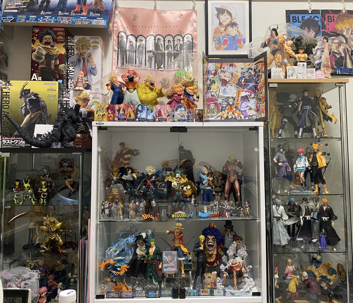 一人暮らしだからこそできる楽しみ😊
多分まだまだ変わっていく。
 #フィギュア愛でる部 #ふぁんエナ
  #フィギュア倶楽部 #一番くじ