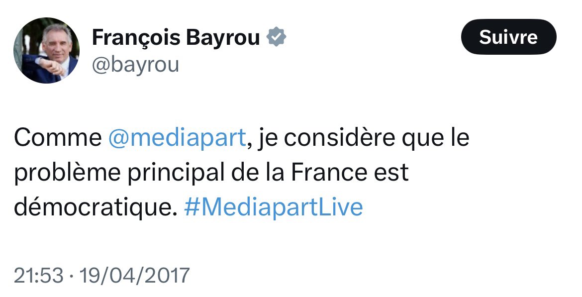 « Par hygiène personnelle, je ne lis pas Mediapart. »

#Betharram