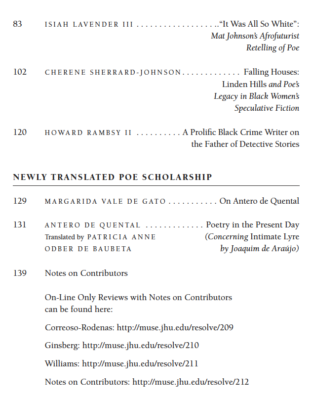 Poe Studies tweet media