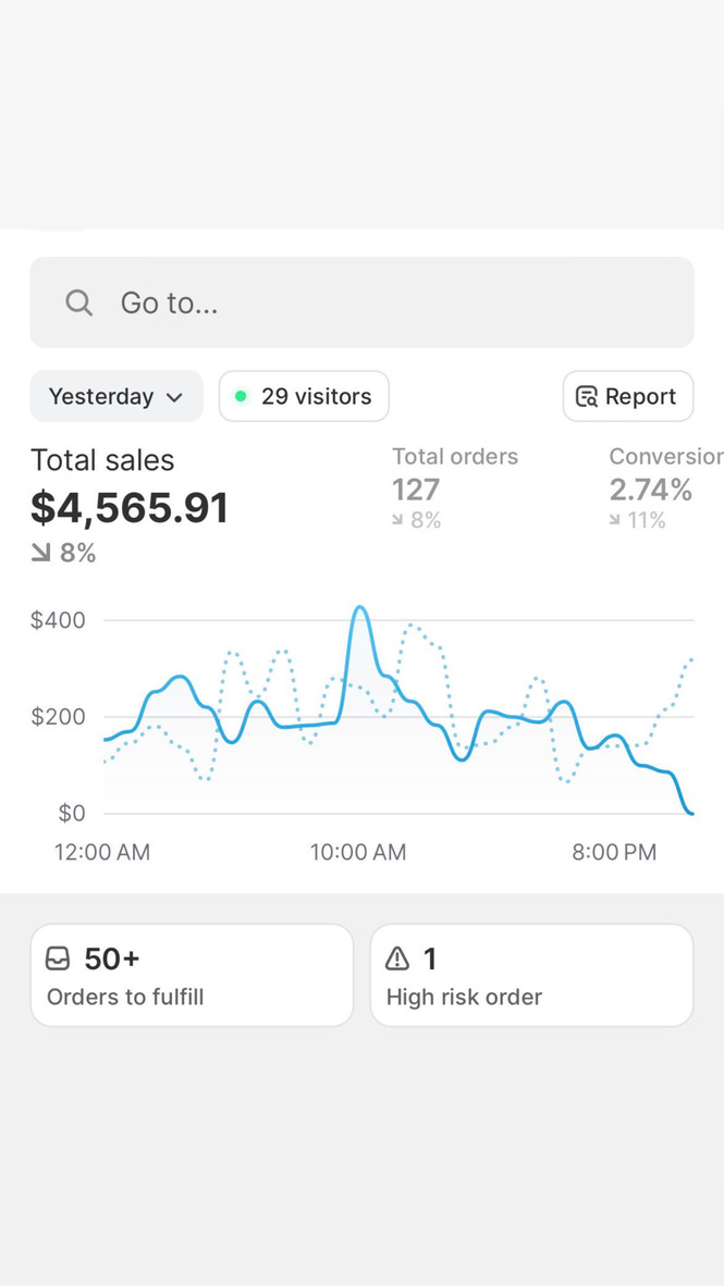 teecastt's tweet image. Estoy haciendo $4,565 al día con mi marca de Dropshipping/E-Commerce.

Trascendí los "truquitos" o estrategias random, estamos jugando el juego de otra forma.

Producto, branding, tomarte esto como un negocio real.

Te contaré paso a paso como puedes replicarlo. 👇

[1/6]