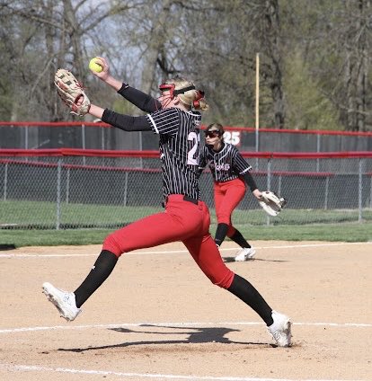 SENIOR SPOTLIGHT - Delaney Hess - Our gal in the circle -our calm in the storm-is going to SLU next fall on a Vice President Scholarship, majoring in physical therapy. We thank her for every pitch and every laugh. We know the future is bright for you D!’