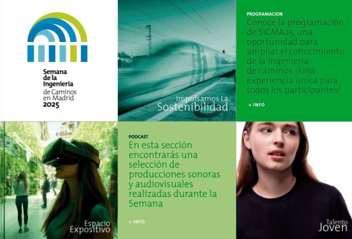 Es un placer anunciar que el viernes de la semana que viene arranca #SICMA25, la Semana de la Ingeniería de Caminos en Madrid.

Una cita para compartir con la sociedad lo que hacemos los #ICCP.

Más detalles en semanaingenieria.caminosmadrid.es

#SemanaDeLaIngeniería #Sostenibilidad
