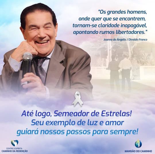 acborgesjunior's tweet photo. O Pai celestial recebe o Feirense de maior projeção mundial, que se dedicou ao amor ao próximo.
 Bênção Divaldo Franco, Mensageiro da Paz e Esperança. https://t.co/fTxBlsy0lF