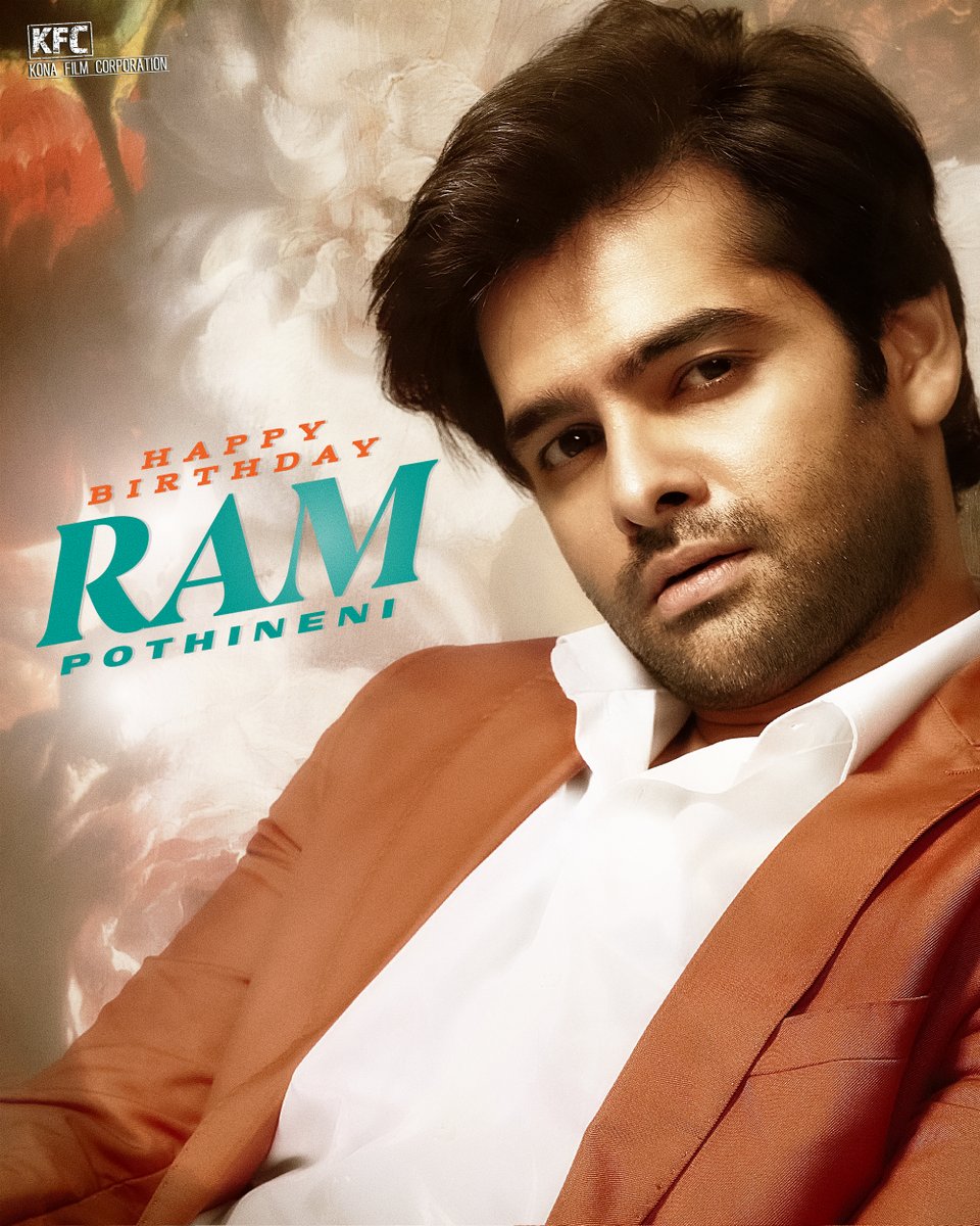 Kona Film Corporation (@konafilmcorp) on Twitter photo Happy Birthday to the powerhouse of energy and style, <a href="/ramsayz/">RAm POthineni</a>! 🎉🔥
Here’s to a year packed with stellar roles and unforgettable moments on screen! 💥
#HappyBirthdayRAPO #HBDRamPothineni Happy Birthday to the powerhouse of energy and style, <a href="/ramsayz/">RAm POthineni</a>! 🎉🔥
Here’s to a year packed with stellar roles and unforgettable moments on screen! 💥
#HappyBirthdayRAPO #HBDRamPothineni