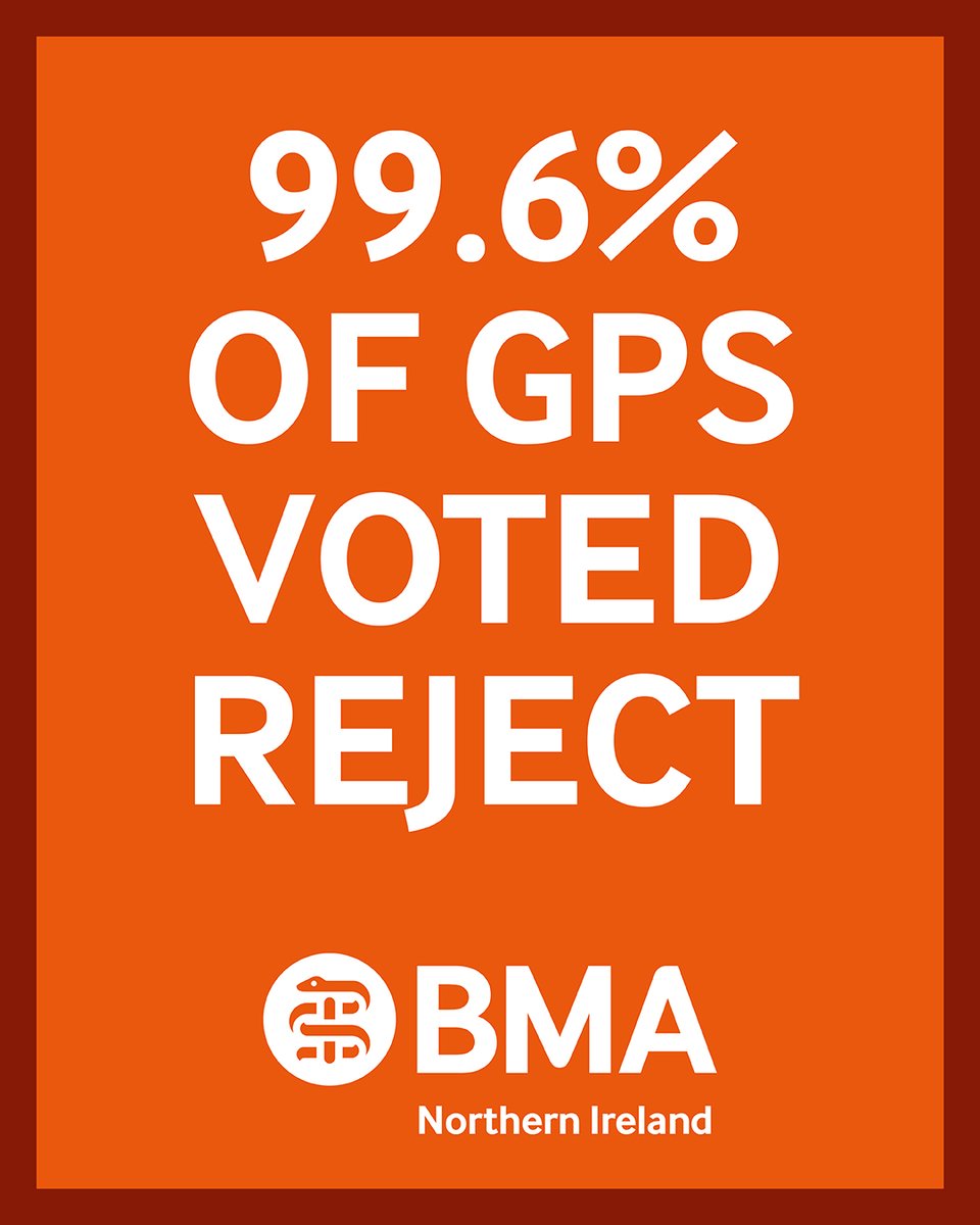 BMANI-GP (@bmani_gp) on Twitter photo GPs have rejected the offer from <a href="/healthdpt/">Department of Health</a> - chair @ohaganfrances has written to the minister to request an urgent meeting
Read more here > brnw.ch/21wSDFm GPs have rejected the offer from <a href="/healthdpt/">Department of Health</a> - chair @ohaganfrances has written to the minister to request an urgent meeting
Read more here > brnw.ch/21wSDFm