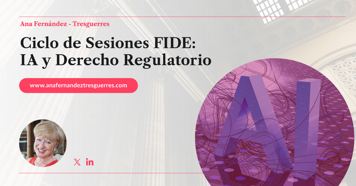 tresguerres_ana's tweet photo. El 9 de junio coordinaré una sesión @fide_fundacion  sobre IA y Derecho Regulatorio. Analizaremos el RIA y sus implicaciones jurídicas y prácticas. #InteligenciaArtificial #DerechoRegulatorio #RIA #FIDE https://t.co/FmlG6N8nTA https://t.co/SECasmV8dQ