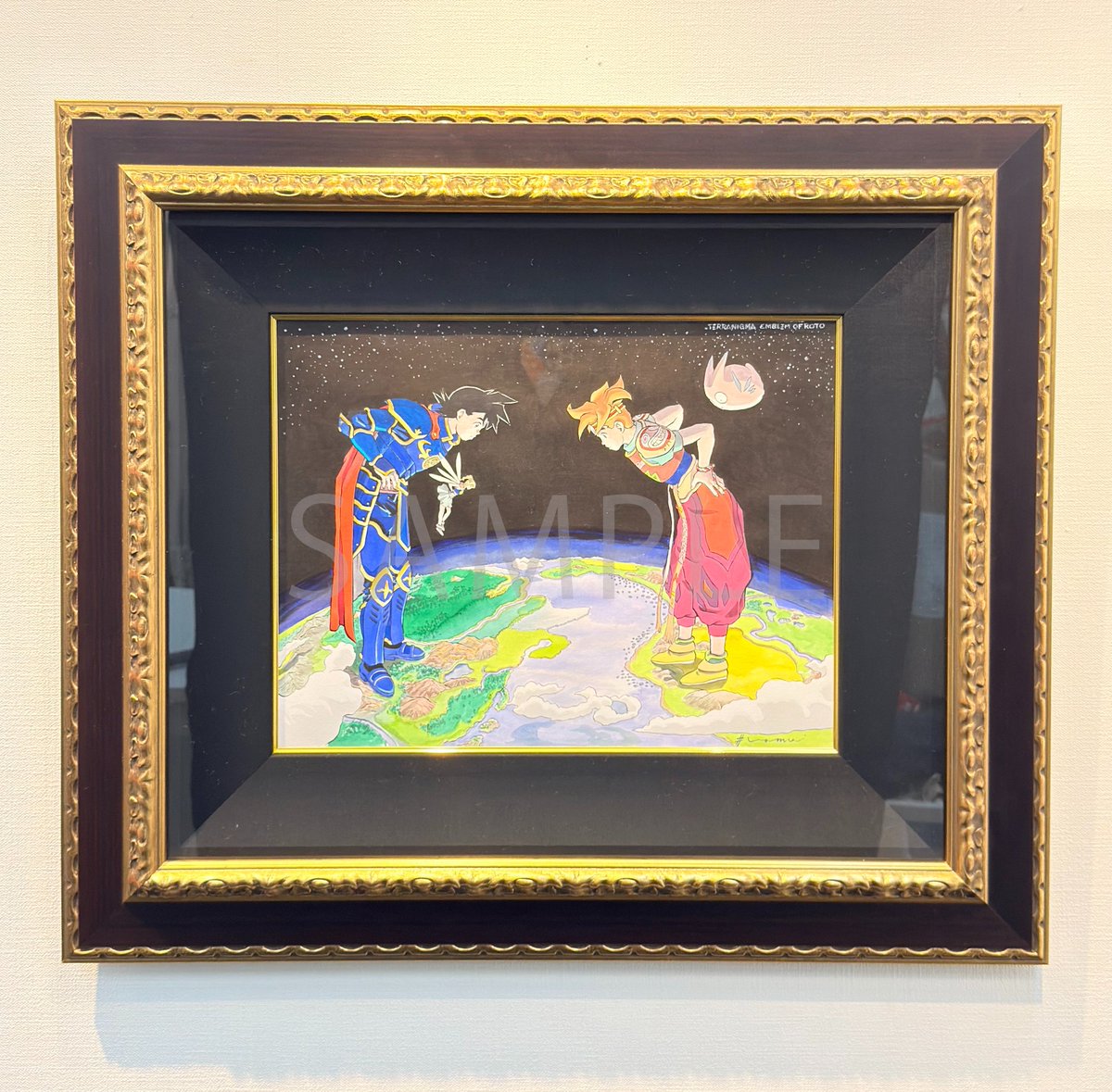 天地創造　A3アクリルパネル　天地創造展　藤原カムイ　SFC ロト天展　ドラクエ 天地創造A3アクリルパネル天地創造展藤原カムイSFC ロト天展ドラクエ