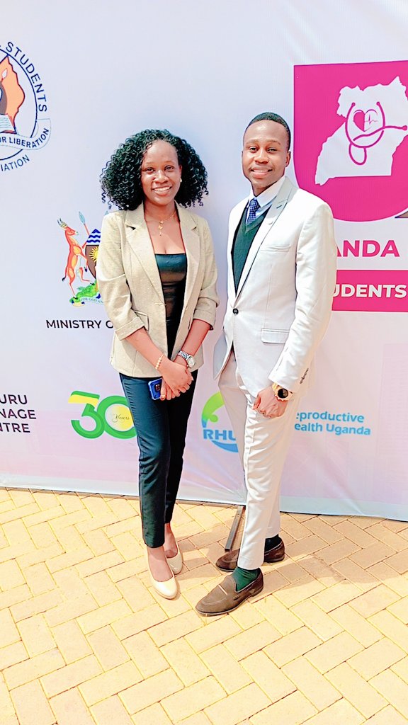 Today I attended the first National student's health conference (NSHC) at makerere university. Together with the vise guild president of makerere university we as the students are at the fore front of innovations and solutions for SHR,HIV, Mental health,and GBV.