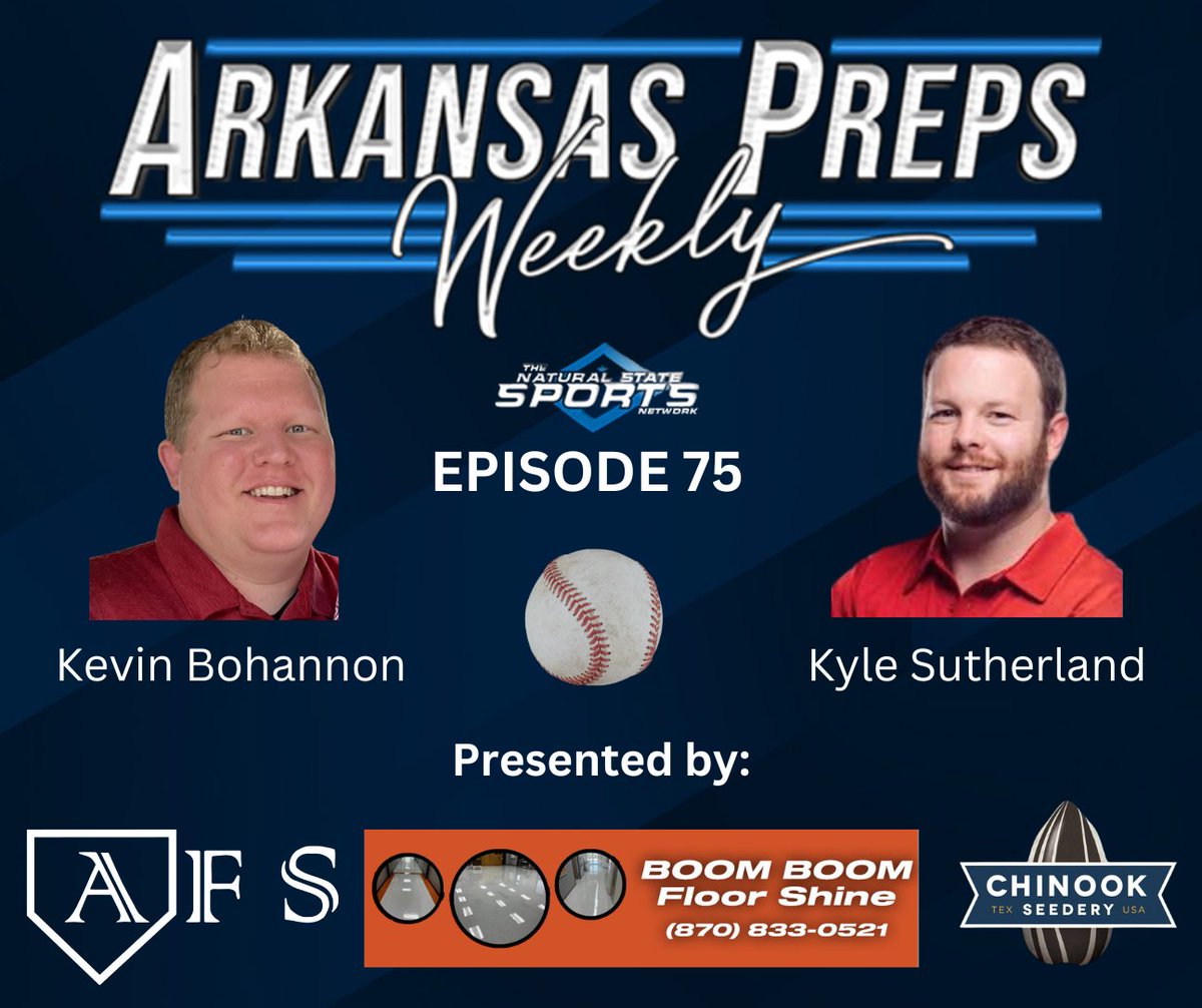 🎧🎙️ ARKANSAS PREPS WEEKLY 🎙️🎧

Discussing the top headlines from regional tournament play as well as previewing state tournaments! #arpreps

📺 tinyurl.com/3a25ek7j
🍎 tinyurl.com/yz339n9f
Spotify tinyurl.com/ynxewc39
