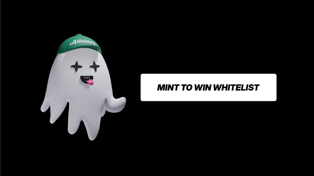 MintAlkanes.com (@mintalkanes) on Twitter photo We're giving away 100 Whitelist Spots for the upcoming <a href="/spiritals_btc/">Spiritals</a> mint!
Mint any token on MintAlkanes.com to enter
✅ 1 mint = 1 entry
✅ 100 mints = 100 entries
We'll pick 100 random winners on May 16th at 12:00 UTC
Good luck! 👻 We're giving away 100 Whitelist Spots for the upcoming <a href="/spiritals_btc/">Spiritals</a> mint!
Mint any token on MintAlkanes.com to enter
✅ 1 mint = 1 entry
✅ 100 mints = 100 entries
We'll pick 100 random winners on May 16th at 12:00 UTC
Good luck! 👻
