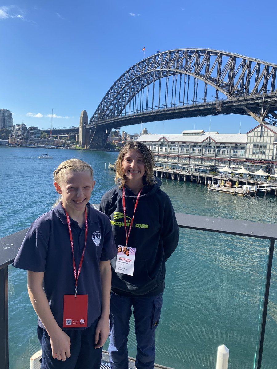 Today two of our elite sportswomen participated in the NSW Office Of Sport
‘Championing Her Future: Careers for Girls in Sport Summit -they heard from amazing role models in the Australian sport industry and explored many career pathways <a href="/NSWEducation/">NSW Dept of Education</a> <a href="/mccallumtp/">Tim McCallum</a>