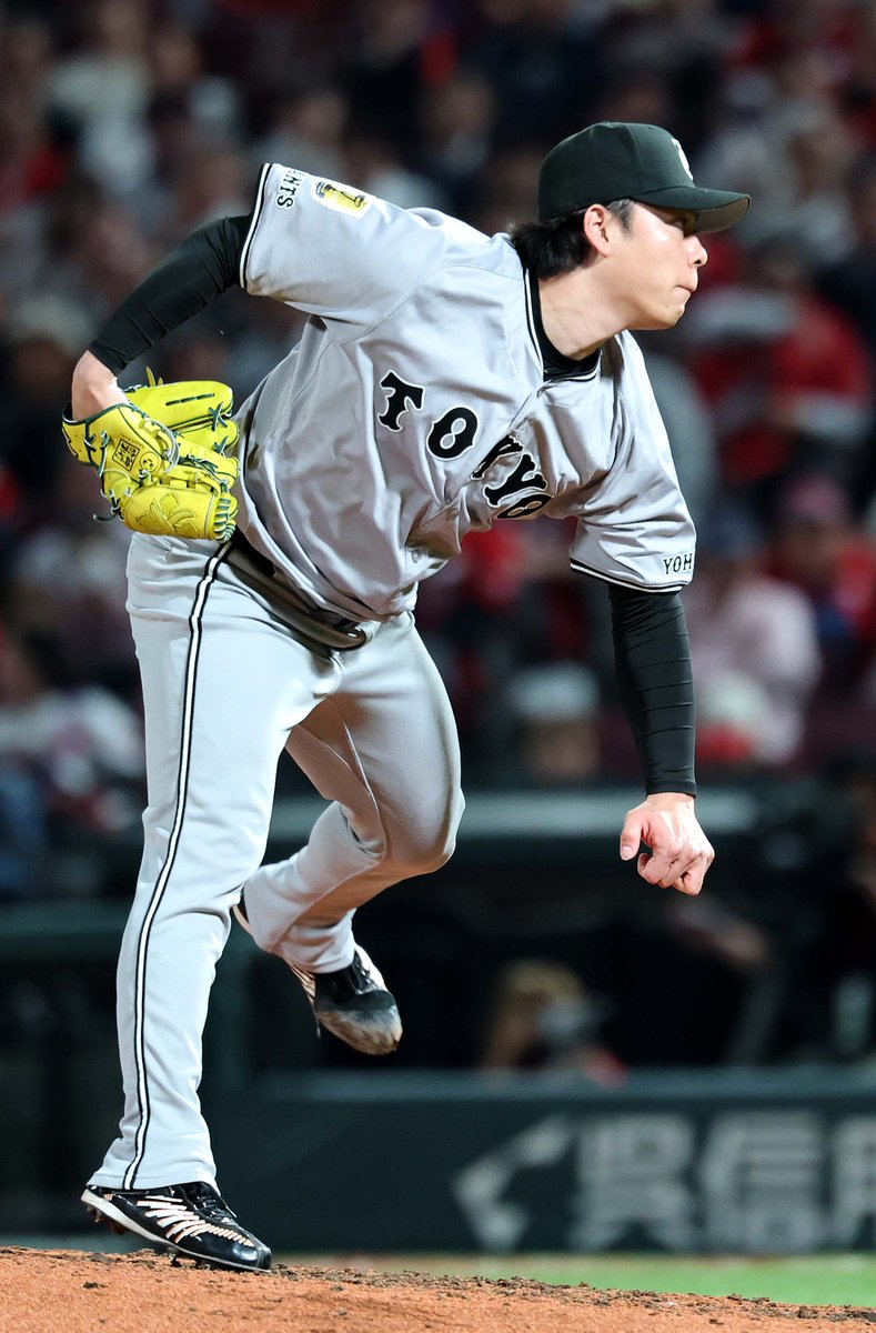 一軍】vs 広島 マツダスタジアム (八回) G 0-3 C 馬場皐輔投手は一死