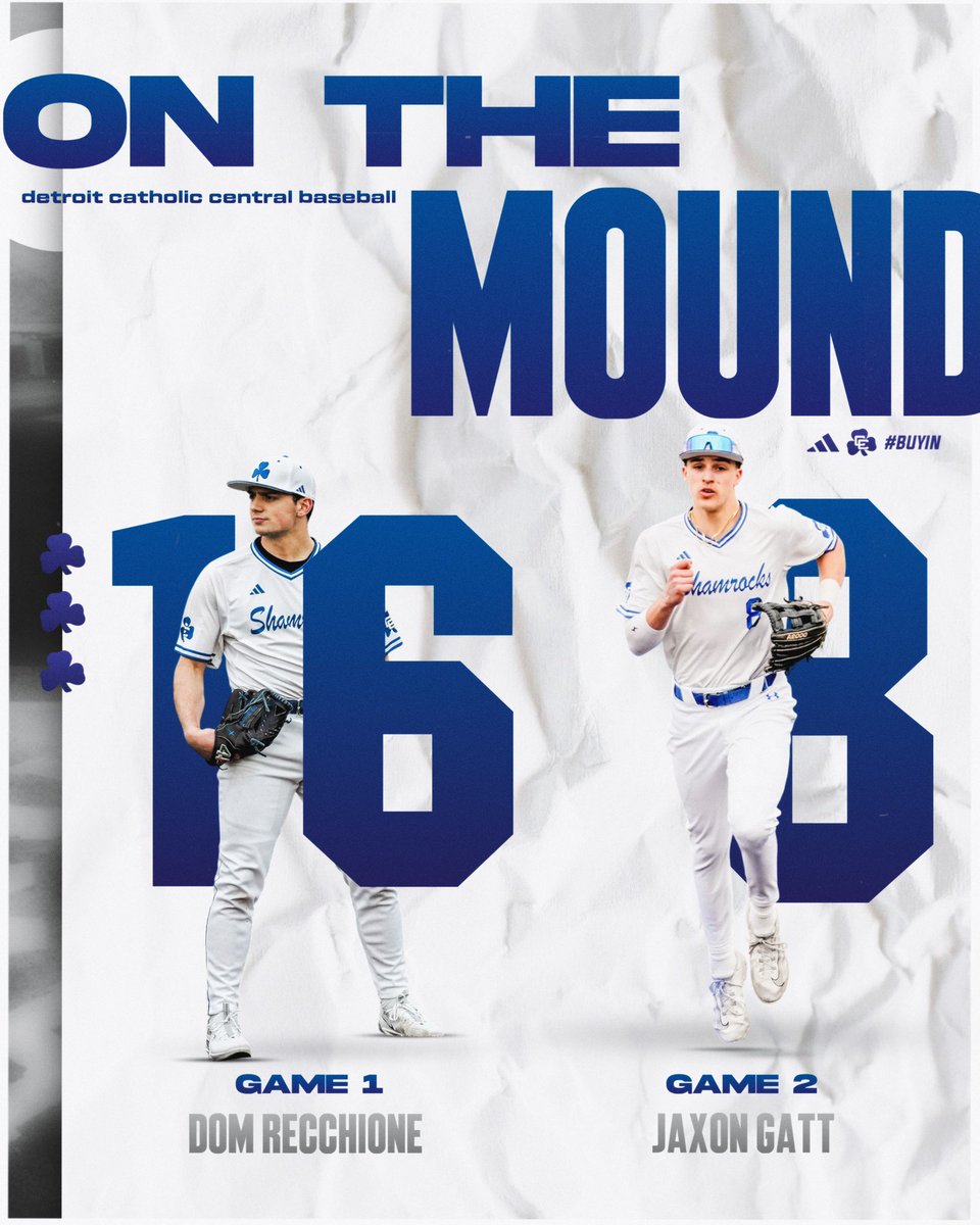 DCC Baseball (@dccbaseball1) on Twitter photo The Shamrocks return home for a midweek <a href="/CHSL1926/">Catholic League</a> doubleheader with <a href="/Pilots_Baseball/">De La Salle Collegiate Baseball</a> beginning at 4pm. Junior LHP <a href="/DomRecchione/">Dominic Recchione</a> takes the mound game 1, followed by <a href="/JaxonGatt138/">Jaxon Gatt</a> for game 2!
π Delasalle pilots
βοΈ4pm / 6pm
ποΈShamrock Park The Shamrocks return home for a midweek <a href="/CHSL1926/">Catholic League</a> doubleheader with <a href="/Pilots_Baseball/">De La Salle Collegiate Baseball</a> beginning at 4pm. Junior LHP <a href="/DomRecchione/">Dominic Recchione</a> takes the mound game 1, followed by <a href="/JaxonGatt138/">Jaxon Gatt</a> for game 2!
π Delasalle pilots
βοΈ4pm / 6pm
ποΈShamrock Park