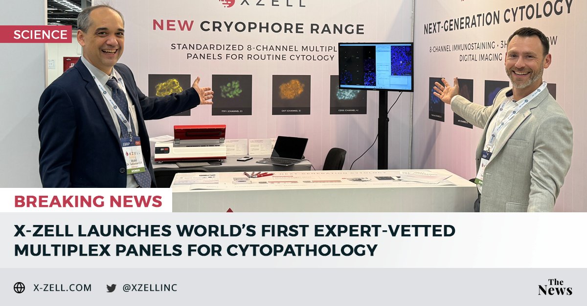 X-ZELL (@xzellinc) on Twitter photo BREAKING NEWS – <a href="/XZELLInc/">X-ZELL</a> is proud to announce the world’s first standardized multiplex antibody panels for routine #cytology, our new Cryophore™ line. Unveiled today at the International Congress of Cytology (ICC) in Florence, more here: x-zell.com/news/cryophore… BREAKING NEWS – <a href="/XZELLInc/">X-ZELL</a> is proud to announce the world’s first standardized multiplex antibody panels for routine #cytology, our new Cryophore™ line. Unveiled today at the International Congress of Cytology (ICC) in Florence, more here: x-zell.com/news/cryophore…