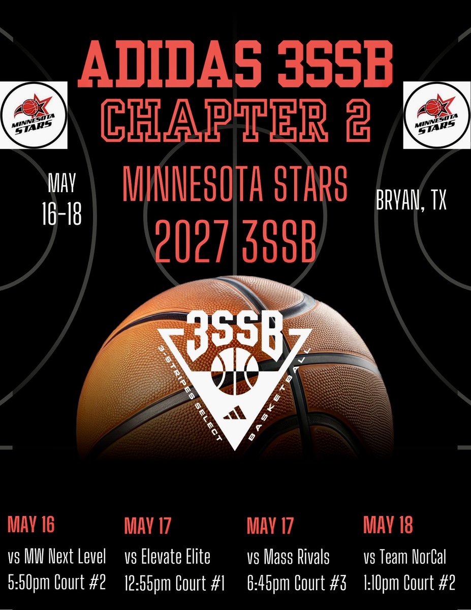 Minnesota Stars 2027 3SSB (@mnstars2027) on Twitter photo College coachesβΌοΈ Check out this <a href="/MinnesotaStars/">Minnesota Stars AAU</a> #3SSB team this weekend in Bryan, TX. A talented, fun group to watchπ <a href="/3SSBGCircuit/">3Stripes Select Basketball Girls Circuit</a> <a href="/GMacHoops/">Grant McGinnis</a> <a href="/pgh_lisa/">PrepGirlsHoopsLisa</a> <a href="/PGHMinnesota/">Prep Girls Hoops Minnesota</a> <a href="/EricJrAllStar/">EricJrAllStar</a> <a href="/JrAllStarMN/">Minnesota Jr. All-Star GBB</a> <a href="/FiveStateHoops/">Chuck Thompson</a> <a href="/MasonHAsher/">Mason Asher</a> #StarsFam College coachesβΌοΈ Check out this <a href="/MinnesotaStars/">Minnesota Stars AAU</a> #3SSB team this weekend in Bryan, TX. A talented, fun group to watchπ <a href="/3SSBGCircuit/">3Stripes Select Basketball Girls Circuit</a> <a href="/GMacHoops/">Grant McGinnis</a> <a href="/pgh_lisa/">PrepGirlsHoopsLisa</a> <a href="/PGHMinnesota/">Prep Girls Hoops Minnesota</a> <a href="/EricJrAllStar/">EricJrAllStar</a> <a href="/JrAllStarMN/">Minnesota Jr. All-Star GBB</a> <a href="/FiveStateHoops/">Chuck Thompson</a> <a href="/MasonHAsher/">Mason Asher</a> #StarsFam