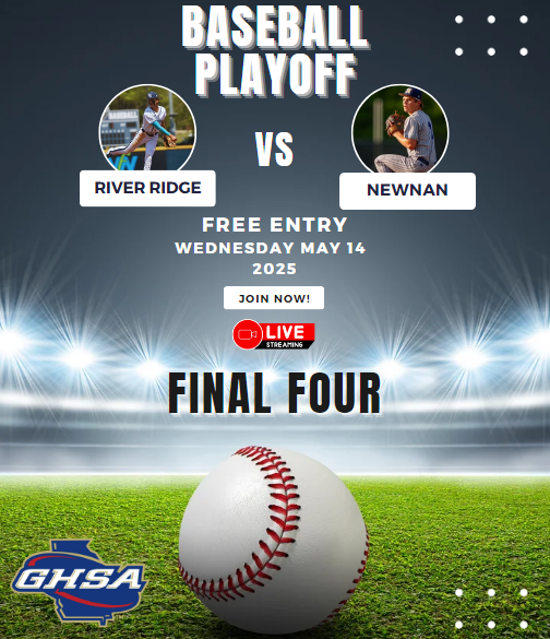 GHSA Sports (@officialghsaorg) on Twitter photo It's time for Final Four βΎοΈ
<a href="/RRHS_Baseball/">River Ridge Baseball</a> vs <a href="/NewnanBaseball/">Newnan HS Baseball</a>
π |Wednesday may 14
π| 4:30p.
π₯ Livestream: bit.ly/7N0J79i
<a href="/BrandonEck9/">Brandon Eck</a> <a href="/EightBitHunter/">EightBitHunter</a> <a href="/RedigerJd/">JD Rediger</a> <a href="/matthew_lipcsey/">Matthew Lipcsey</a> <a href="/WeAreNewnan/">NEWNAN FOOTBALL</a> <a href="/NewnanATMed/">Newnan Athletic Training</a> <a href="/RiverRidgeontop/">River Ridge Sports</a> <a href="/joshua_malucci/">Joshua Malucci</a> <a href="/BAntonelli29/">Brayden Antonelli</a> <a href="/CoachMann_/">Bran Mann</a> It's time for Final Four βΎοΈ
<a href="/RRHS_Baseball/">River Ridge Baseball</a> vs <a href="/NewnanBaseball/">Newnan HS Baseball</a>
π |Wednesday may 14
π| 4:30p.
π₯ Livestream: bit.ly/7N0J79i
<a href="/BrandonEck9/">Brandon Eck</a> <a href="/EightBitHunter/">EightBitHunter</a> <a href="/RedigerJd/">JD Rediger</a> <a href="/matthew_lipcsey/">Matthew Lipcsey</a> <a href="/WeAreNewnan/">NEWNAN FOOTBALL</a> <a href="/NewnanATMed/">Newnan Athletic Training</a> <a href="/RiverRidgeontop/">River Ridge Sports</a> <a href="/joshua_malucci/">Joshua Malucci</a> <a href="/BAntonelli29/">Brayden Antonelli</a> <a href="/CoachMann_/">Bran Mann</a>
