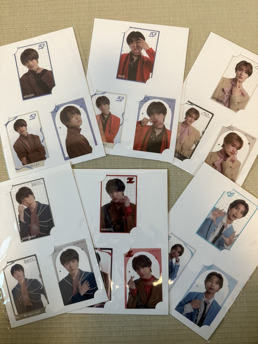 こちらは現場手渡し限定でお譲りしますっ✨️
推しの方、声かけてもらえば用意しときますのでっ☺️⸝⸝