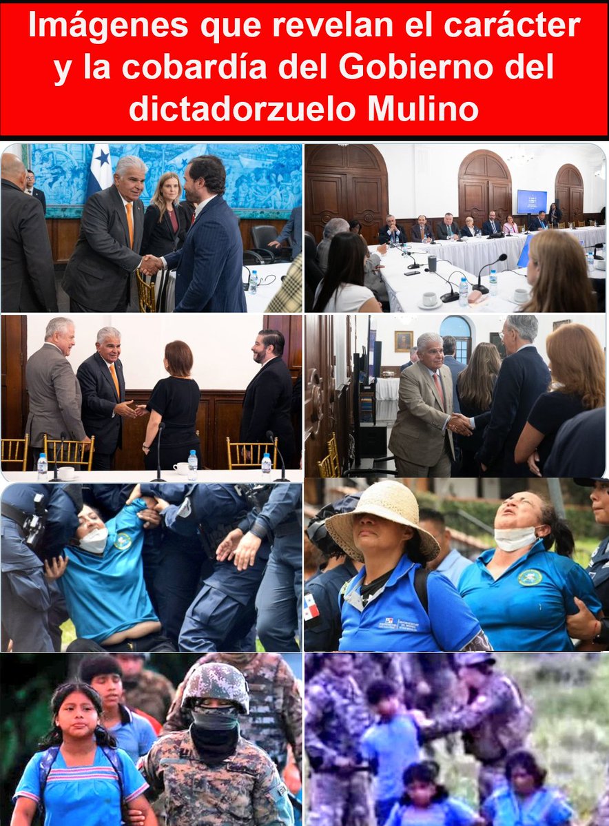 ClaridadPanama1's tweet image. Gobierno empresarial y su cobardía.