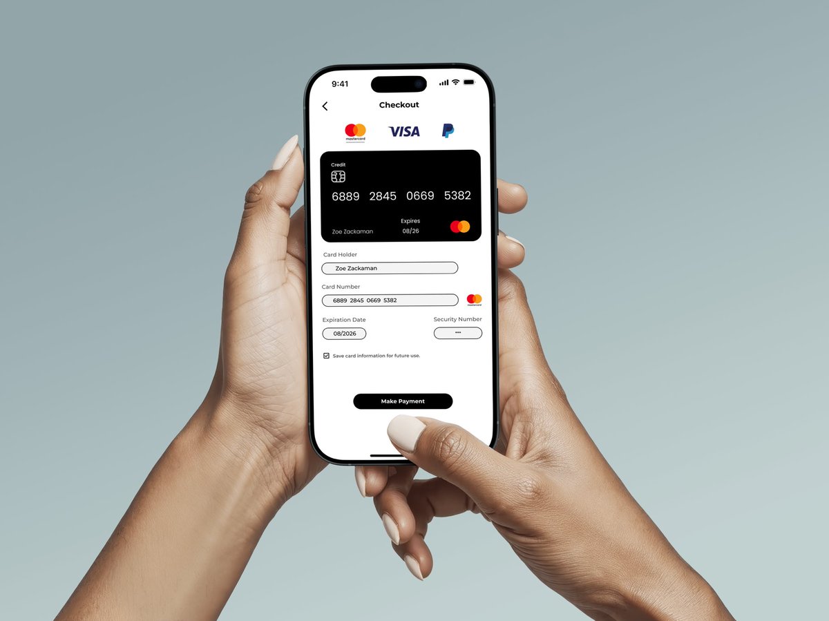 bleuvrse's tweet photo. Day 2: Credit Card Checkout
Designed to feel fast, safe, and frictionless.
Because nobody likes a complicated checkout!
#DailyUI #DesignWithMe https://t.co/smBIiEzbaX