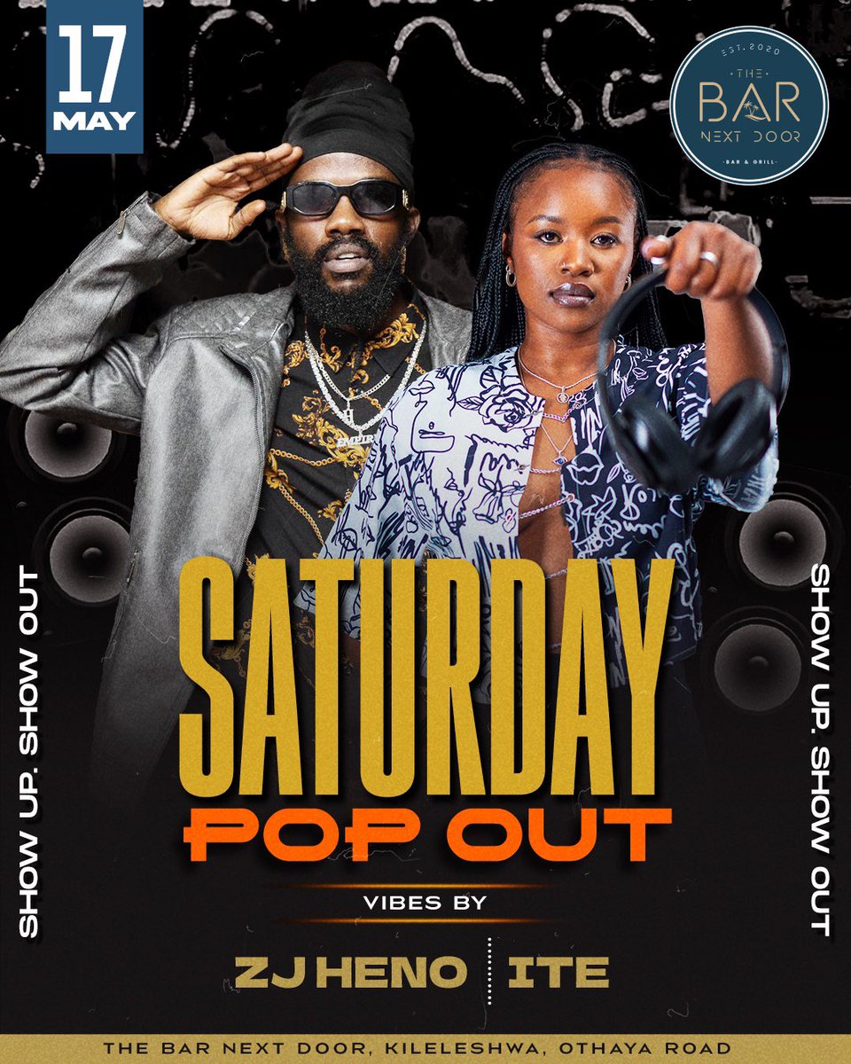 <a href="/BarNextDoorKe/">The Bar Next Door Ke</a> this Saturday 💣